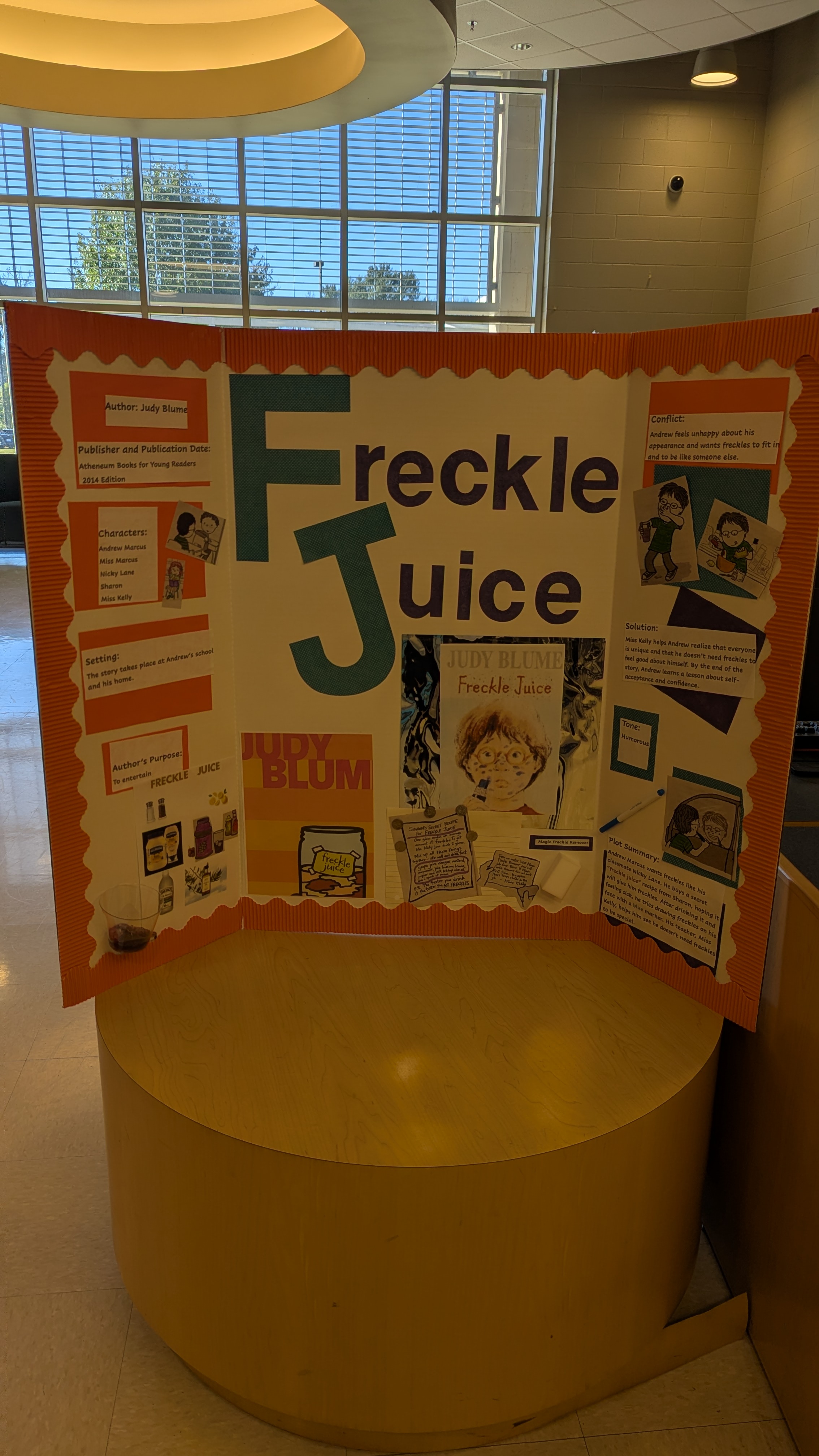 Third grade Division C winner Cherish Duncan