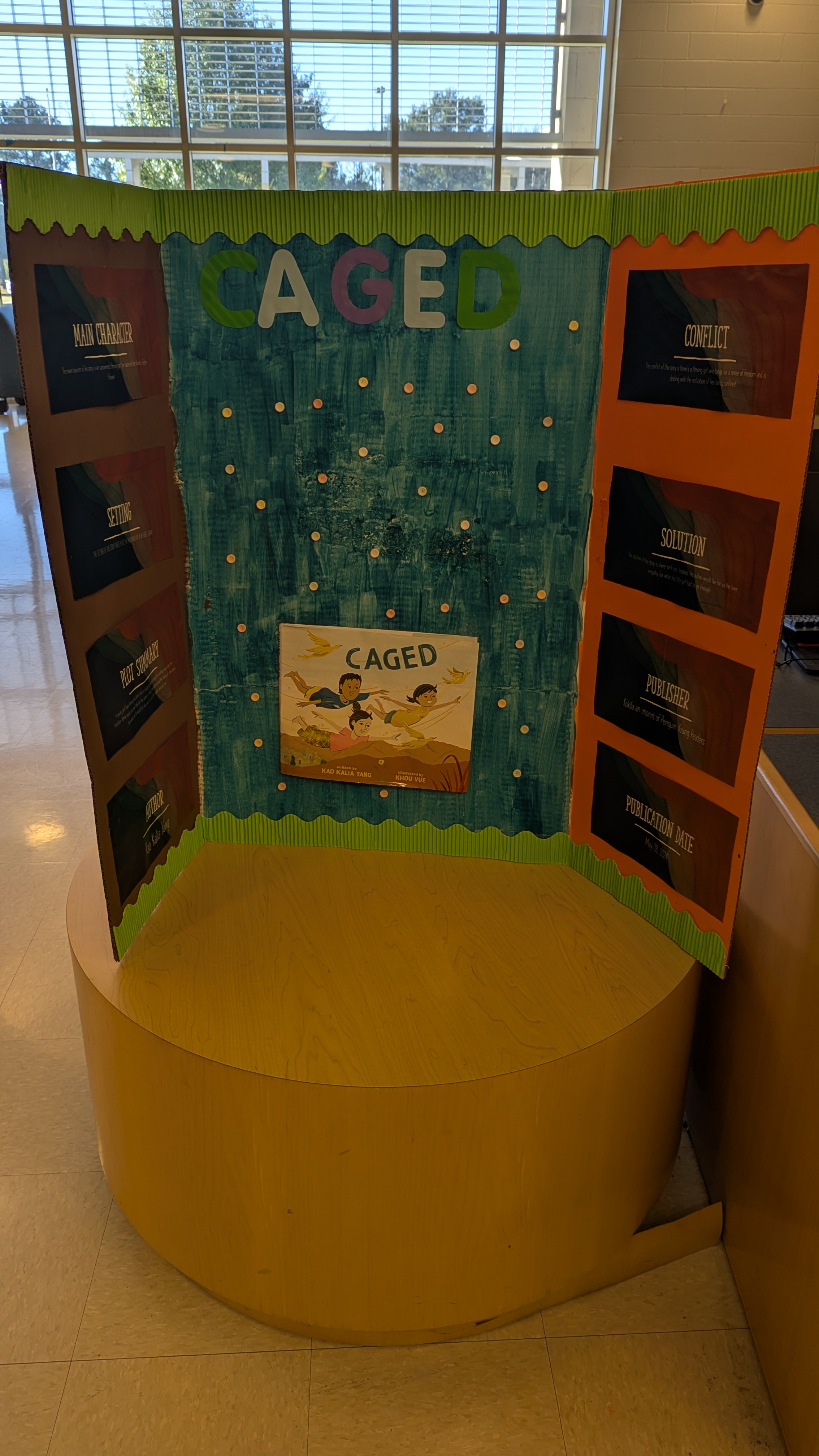 Second grade Division B winner Aubrey Moncure