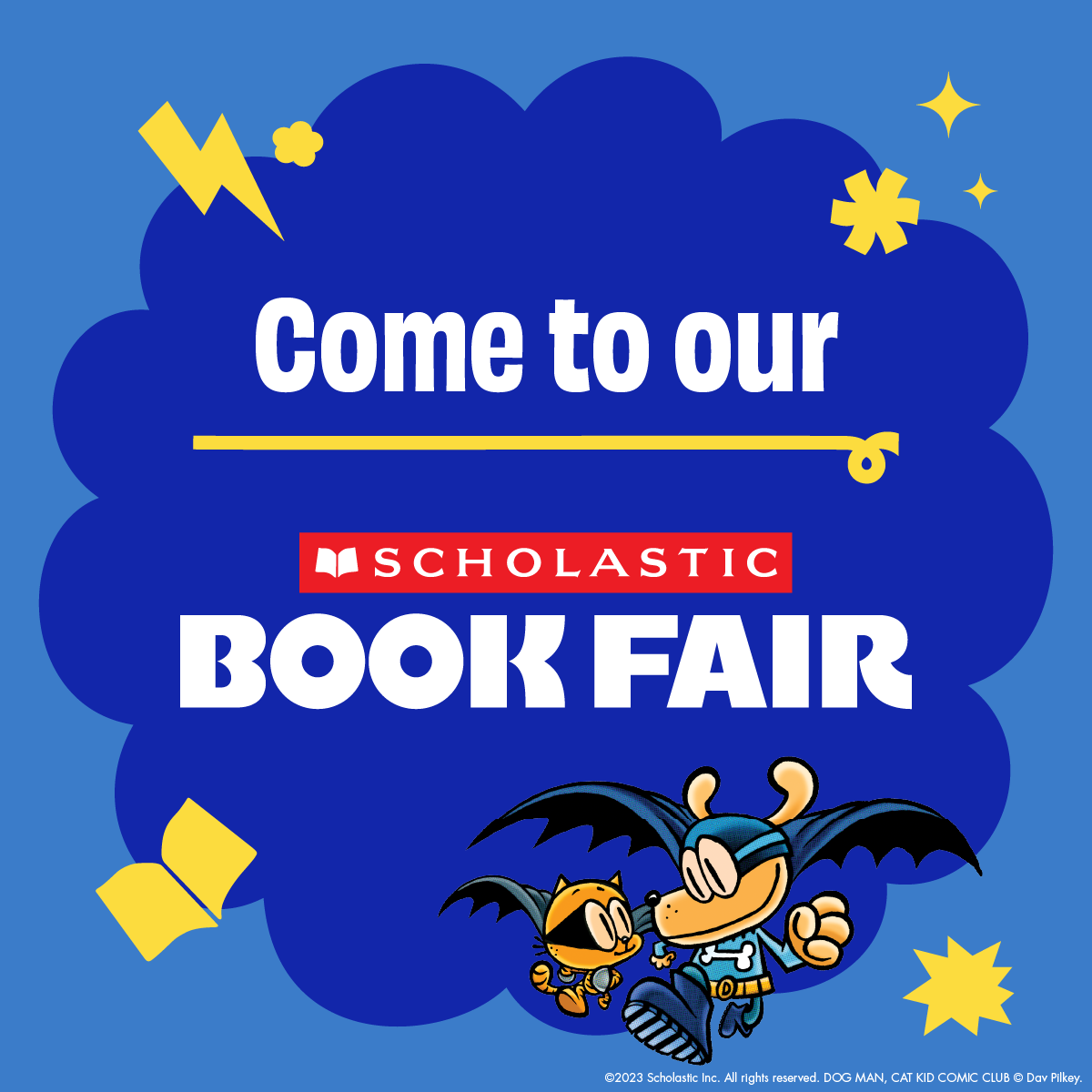 Click on the picture to access our Book Fair webpage.