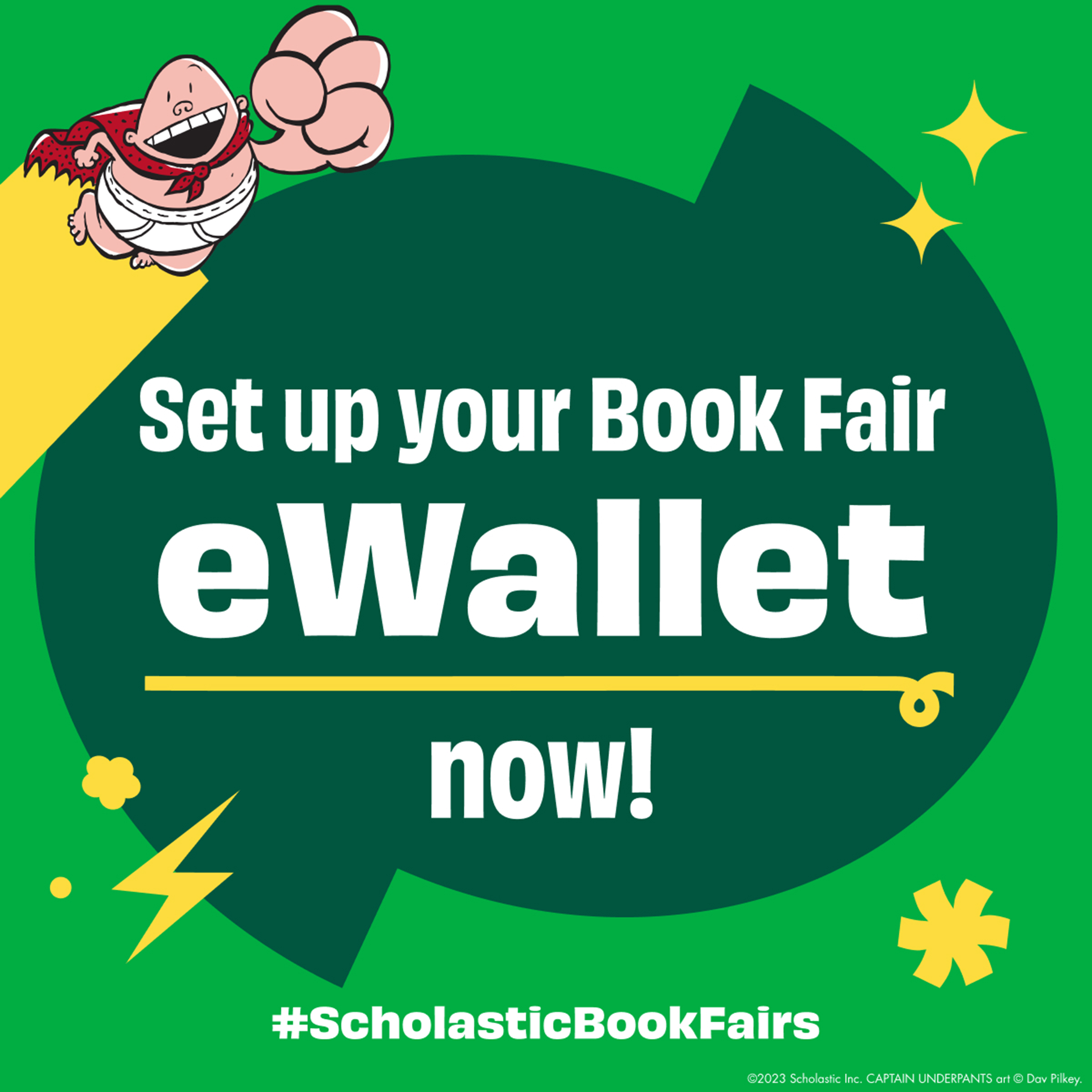 Don't forget to set up your student's eWallet account for cashless, stress-less shopping. Friends and family can even contribute funds! Set one up here by clicking the picture. #ScholasticBookFairs